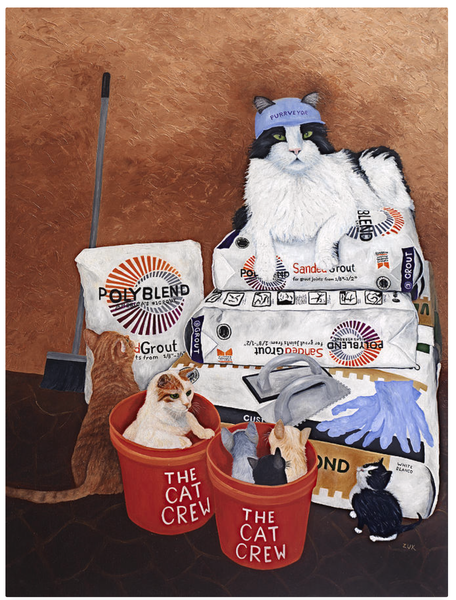 The Cat Crew Oil Painting