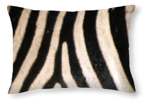 Zebra Print Throw Pillow