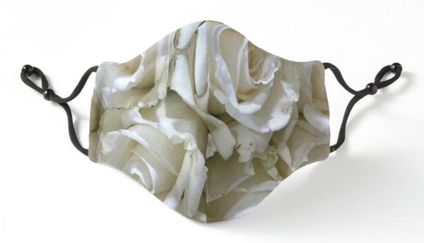 White Roses Mask