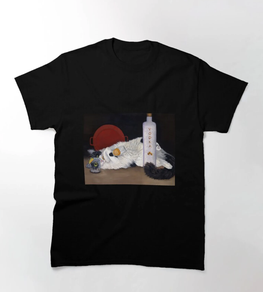 Tuxedo Cat, Vodka, Tonic T-Shirt