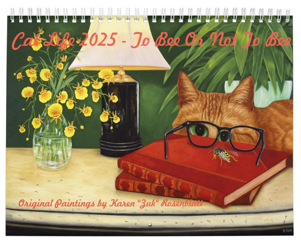 Cat Life 2025 - To Bee Or Not To Bee Calendar