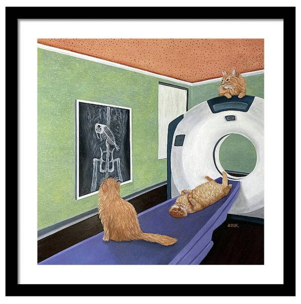 CAT Scan Art Print