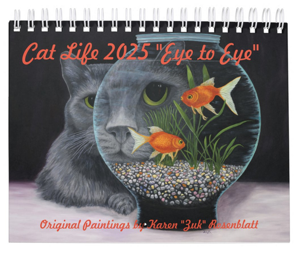 Cat life 2025 - Eye To Eye Calendar