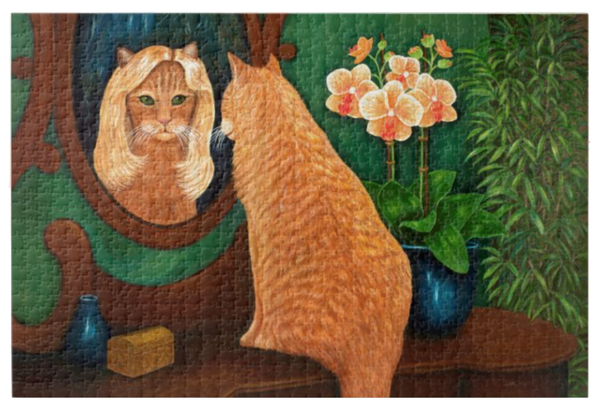 Orange Tabby Cat Jigsaw Puzzle