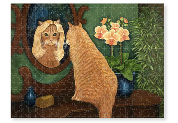 Orange Tabby Cat Jigsaw Puzzle