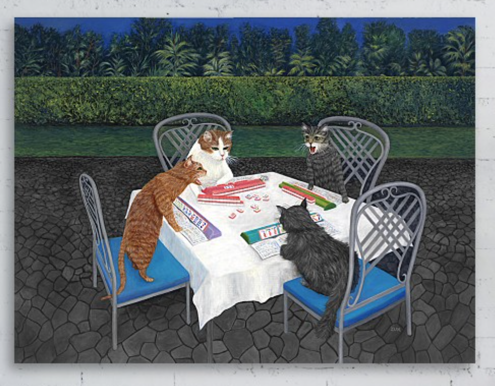 Meowjong - Cats Playing Mahjong