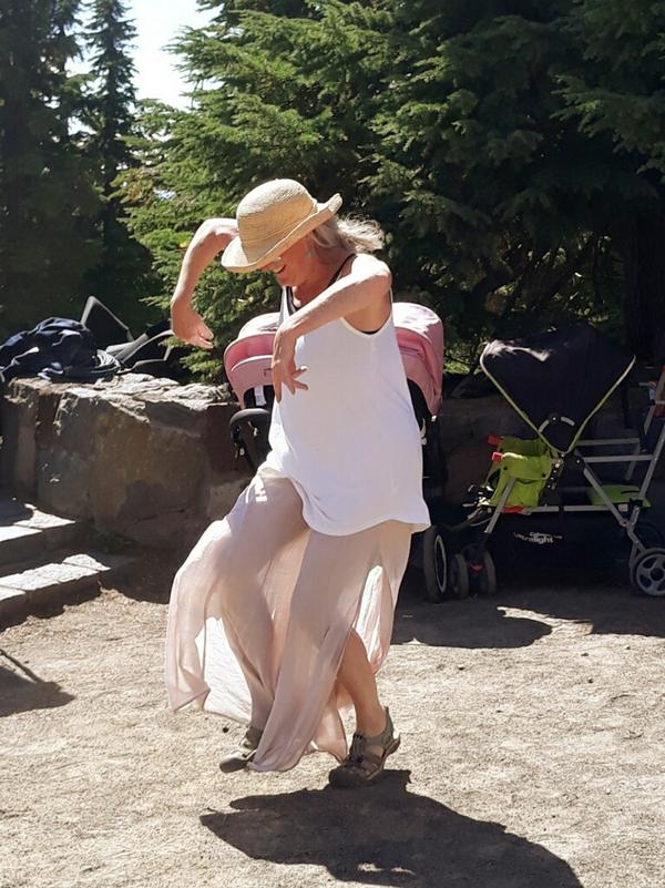 Writer sitting on chair