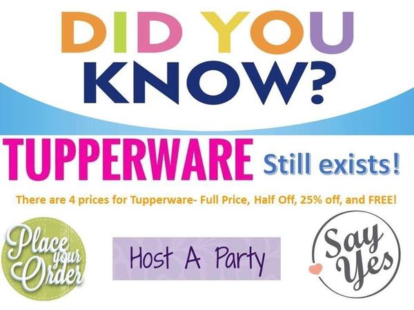 Tupperware Still Exists