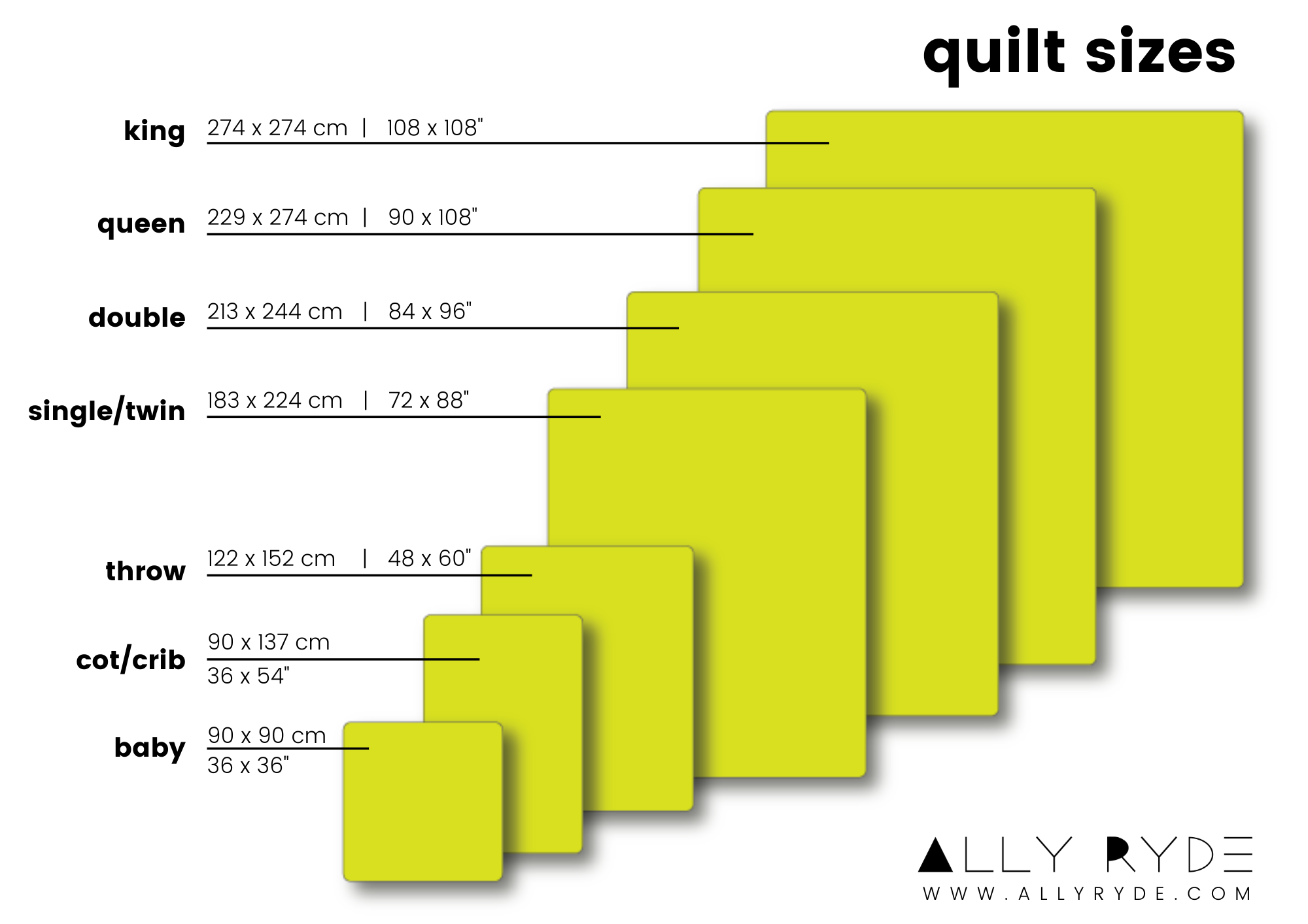 quilt-size-chart