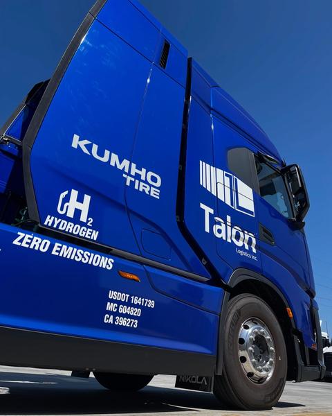 Nikola and Talon Logistics Hydrogen Truck