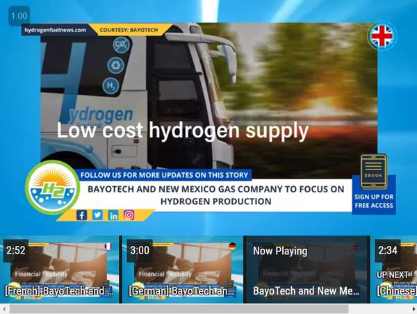 Hydrogen news