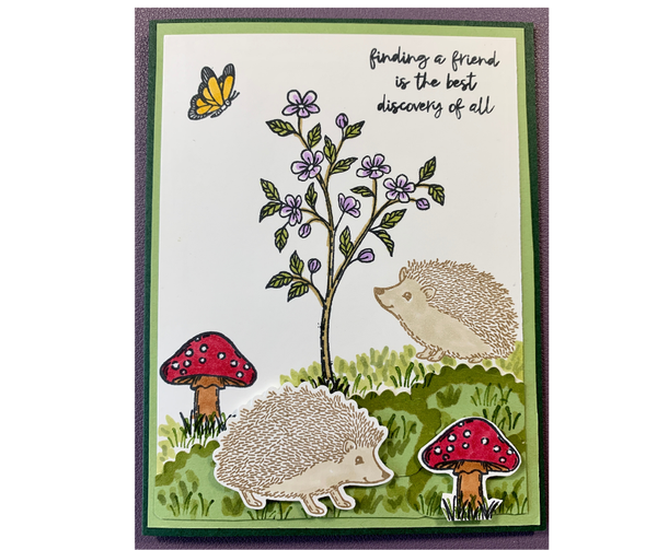 Two cards using On the Horizon Suite from Stampin" Up!