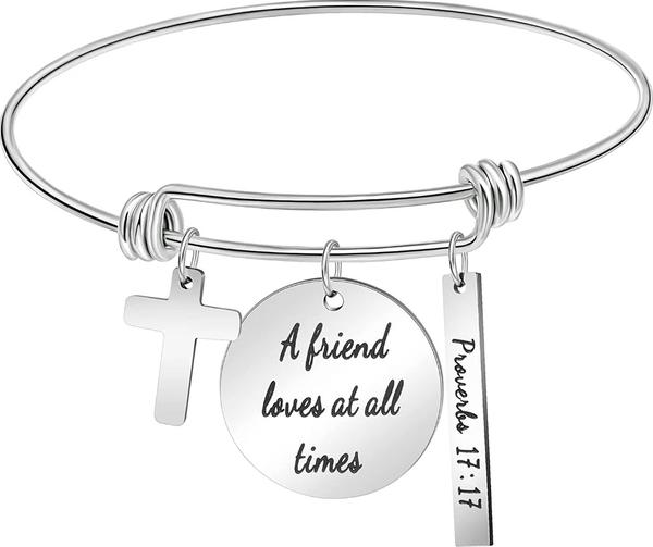 Memgift Inspirational Bible Verse Expandable Bracelet