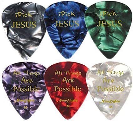 Christian i Pick Jesus Guitar Picks (12 Pack)