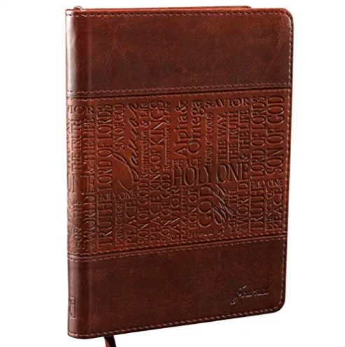 Christian Art Gifts Classic Handy-sized Journal Names of Jesus 