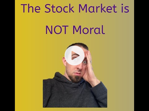 The Stock Market is Immoral...So is charging Interest!