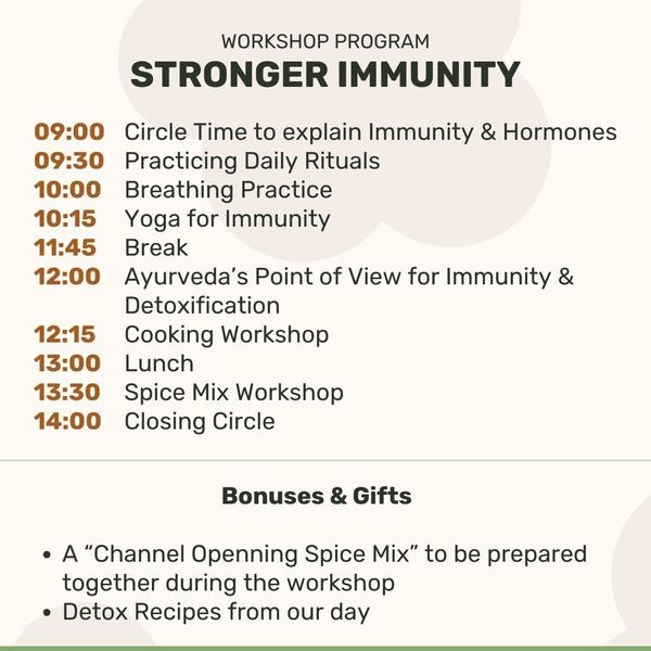 stronger immunity workshop