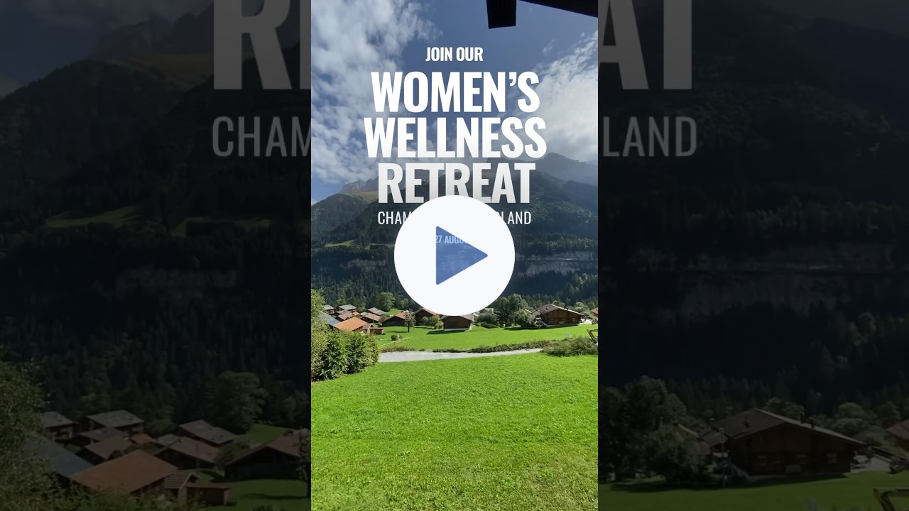 Women's Wellness Retreat on Swiss Alps #yogaretreat #swissalps #retreat
