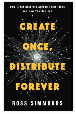 create once distribute forever book cover