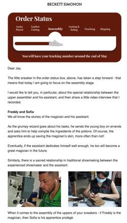 beckett simonon progress email