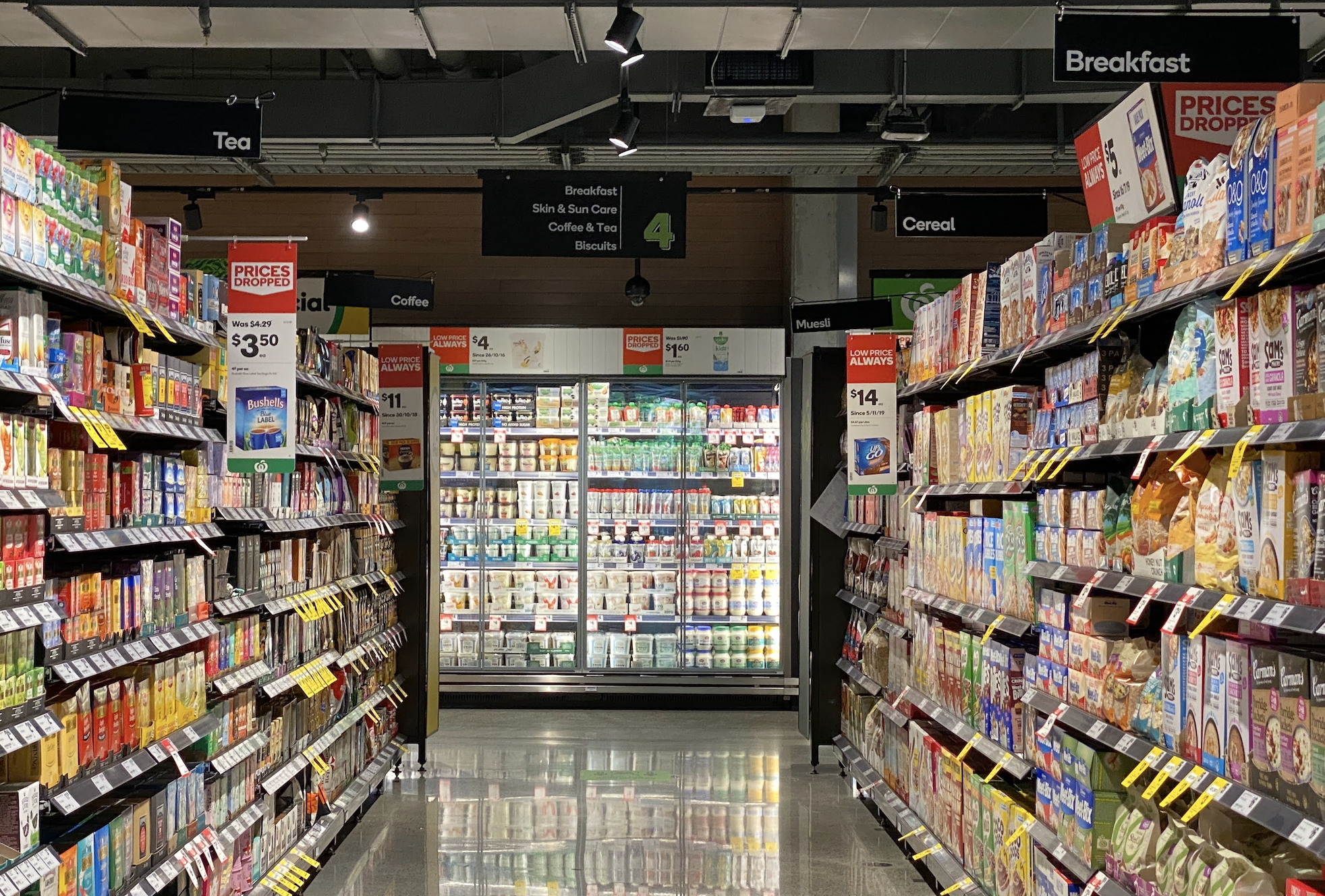 grocery aisle