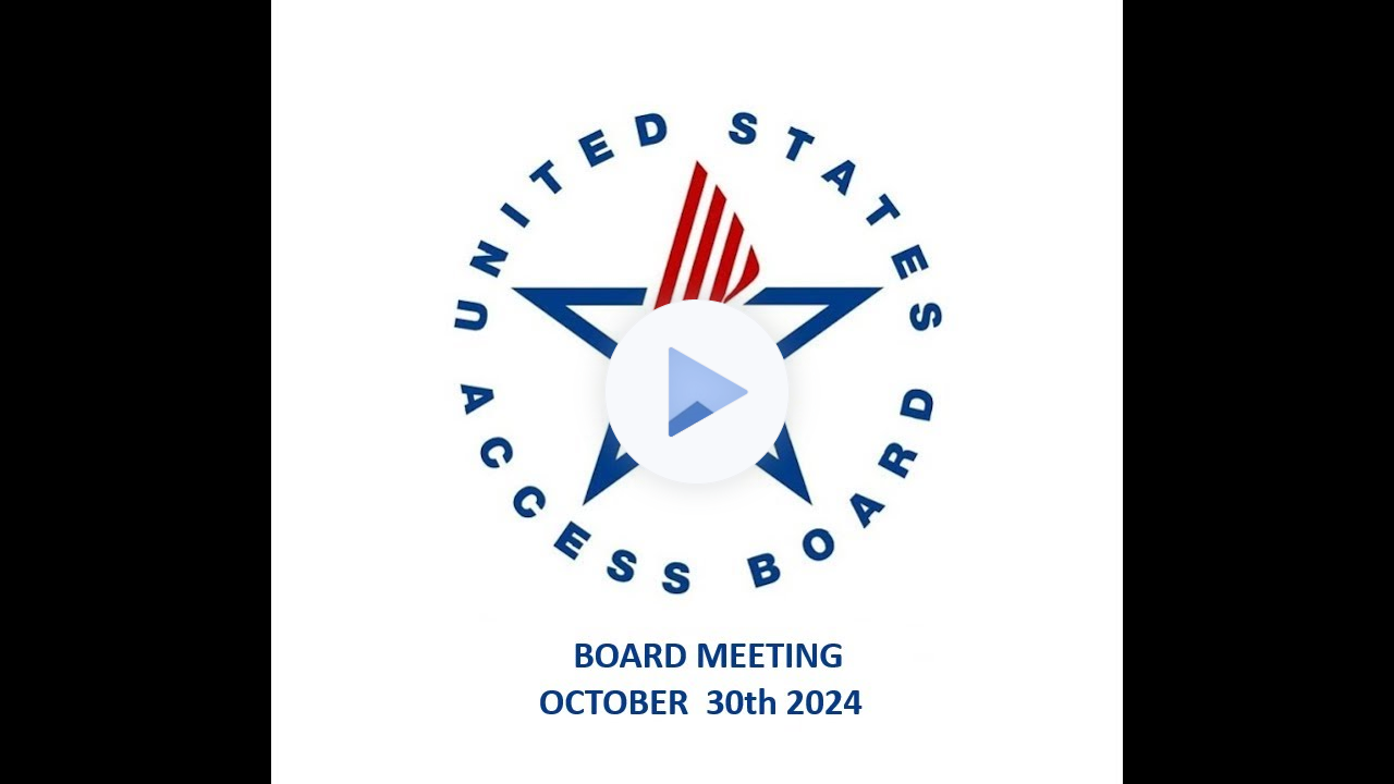 Access Board Meeting - October 30th 2024