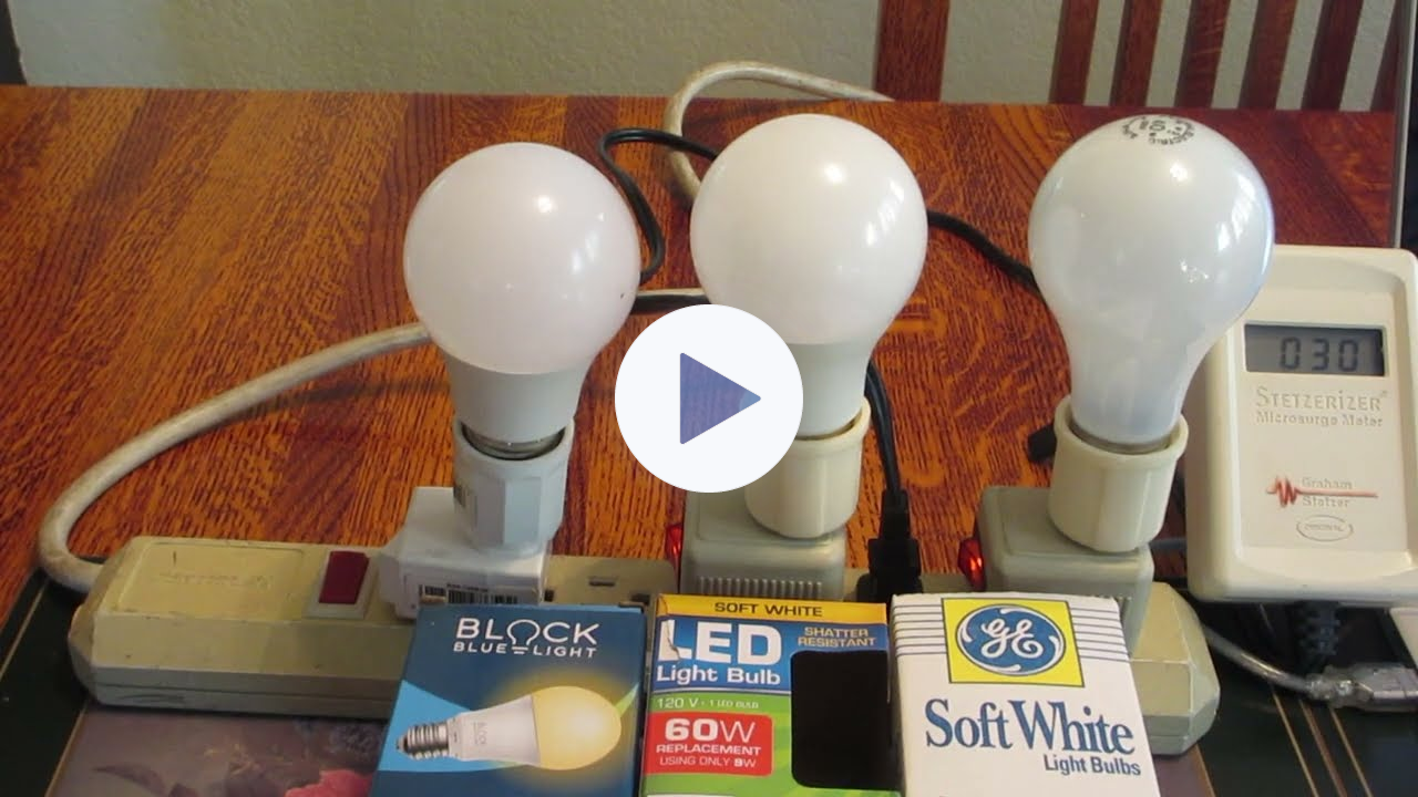 Blue Light blocking Sweet Dreams bulb creates massive Dirty Electricity exposure