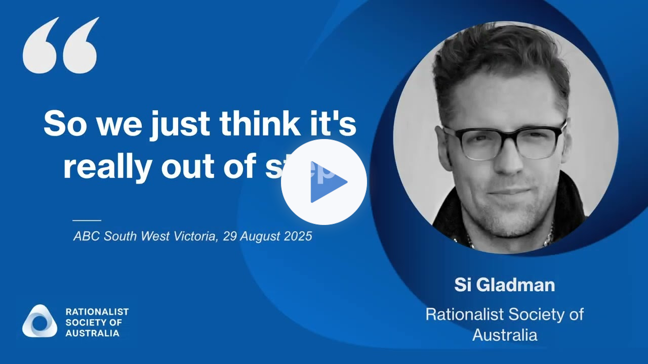 RSA's Si Gladman speaks on ABC Radio about the Moyne council's decision to remove prayers