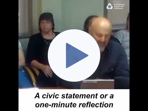 Councillor claims having prayers in meetings "not about pushing religion", as Oberon keeps prayers