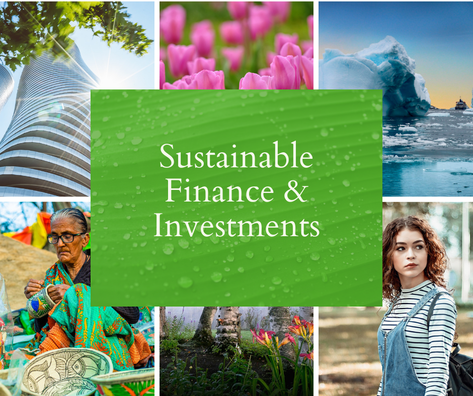 Image showing inspirational examples what the Sustainable Finance & Investments course is dealing with at CEU
