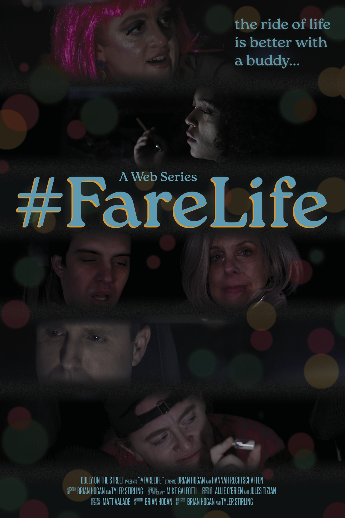 #FareLife — A Web Series. Official poster. The ride of life is better with a buddy.