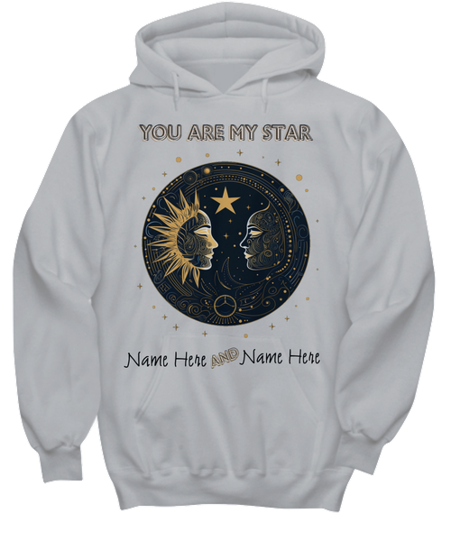 You Are My Star - Couple's Names - All Shirts - Lighter Colors