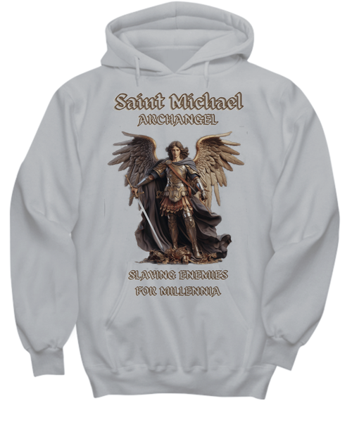 Saint Michael Archangel Slaying Enemies for Millennia All Shirts/Hoodies All Colors