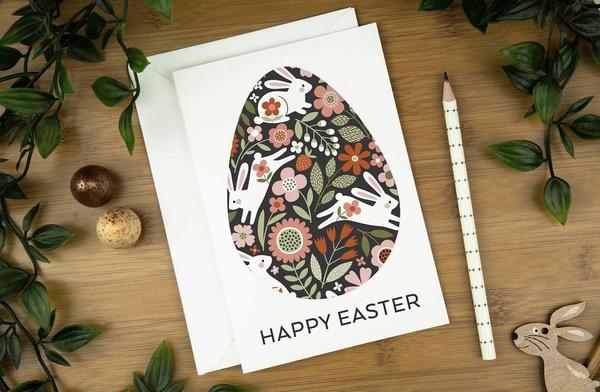 Nordic design Easter card