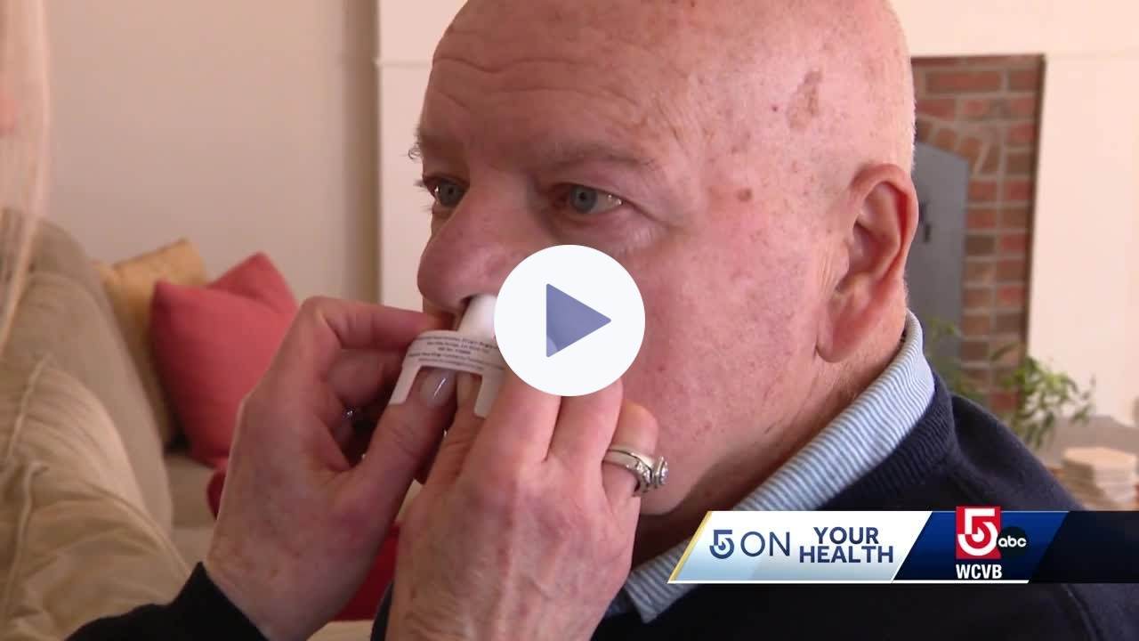 Massachusetts man first to try new Alzheimers nasal spray treatment