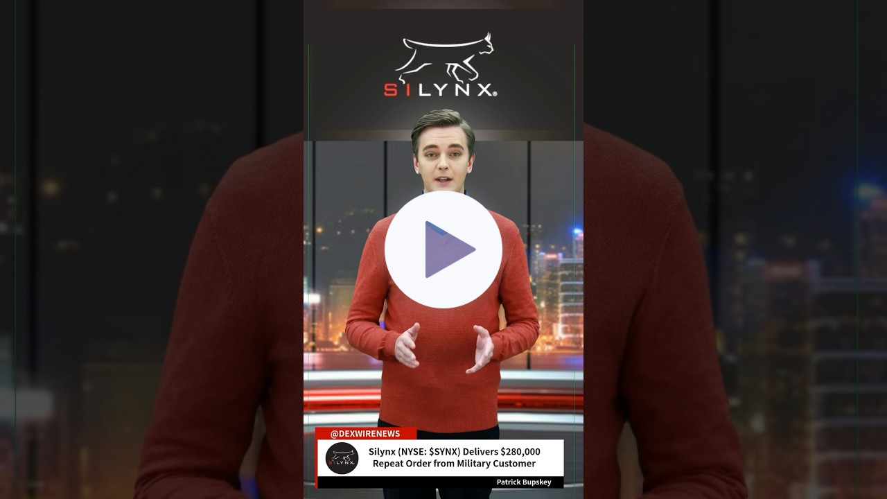 Silynx (NYSE: $SYNX) Delivers $280,000 Repeat Order from Military Customer
