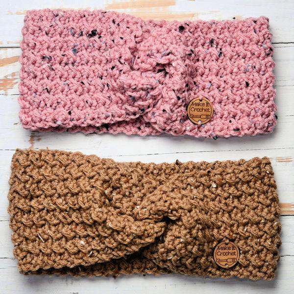 Twist Headband Free Crochet Pattern