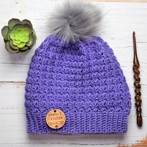 Brambles Beanie Free Crochet Pattern