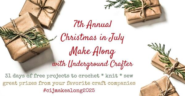 7th Annual Christmas in July Make Along logo