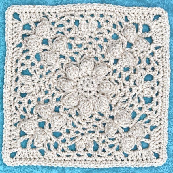 Concha Crochet Square Free Crochet Pattern