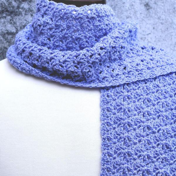 Lacy Convertible Scarf Free Crochet Pattern