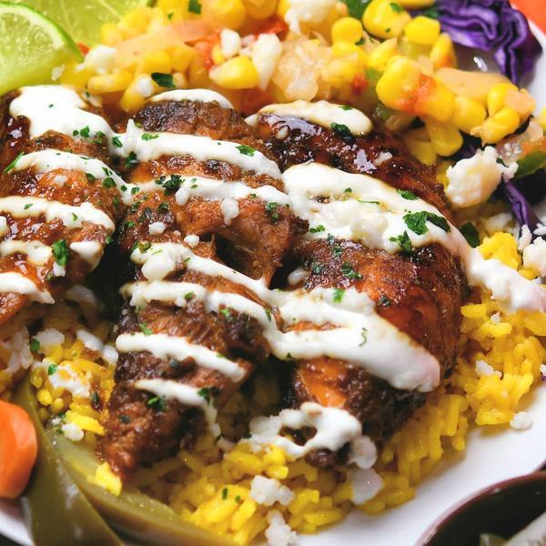 Ancho Chicken with Fresh Corn Salsa