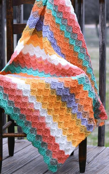 Dragon Scales Baby Blanket by Kim Guzman