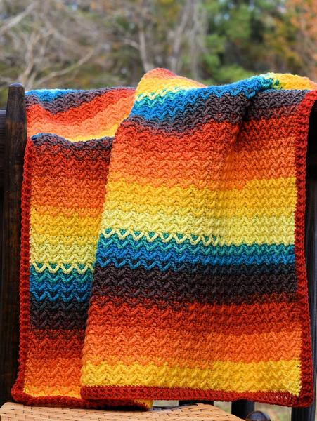 Thunderbird Mandala Blanket Free Crochet Pattern