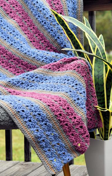 Wild Flowers Afghan Free Crochet Pattern
