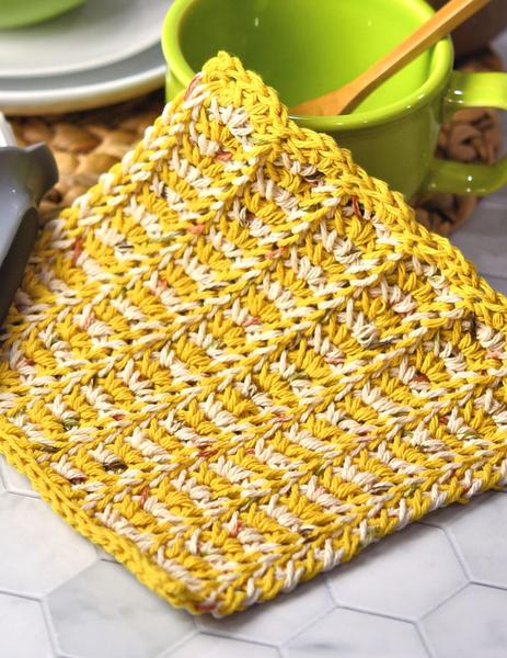 Nautilus Dishcloth Free Crochet Pattern