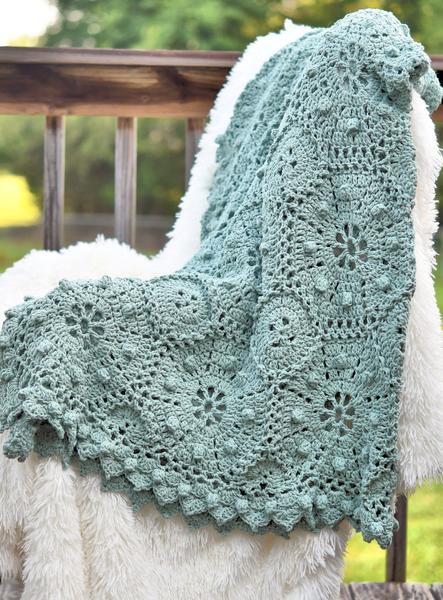 Octagon Lace Throw by Kim Guzman on MakeItCrochet