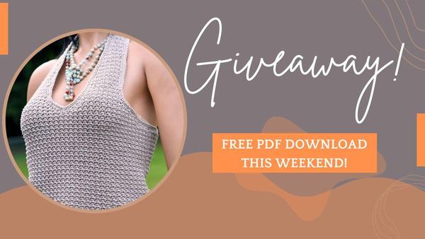 Classic Halter Top Free Crochet Pattern