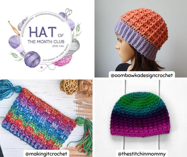 Bitty Blocks Hat Free Crochet Pattern