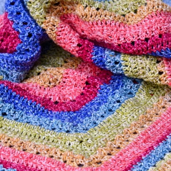 Lyla East Crochet Triangle Shawl